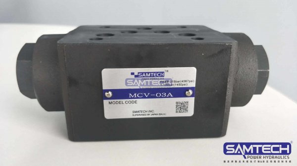  叠加阀  MCV-03A液压叠加式液控单向阀保压阀