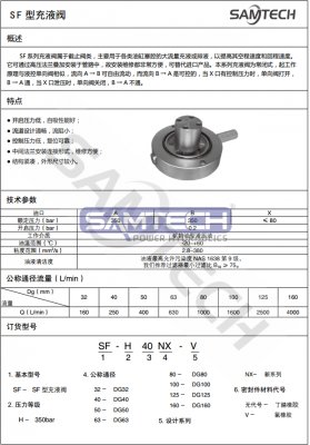 SF型充液阀